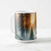 Mug Ours noir en forêt (Devant gauche)