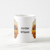 Mug Ours noir en forêt d'automne (Centre)