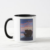 Mug Ours noir et cubColorado (Gauche)