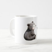 Mug Ours Noir Heureux (Devant gauche)