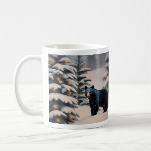 Mug Ours noir magique (Gauche)