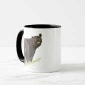 Mug Ours Noir mignon, Nature animale, Faune (Devant gauche)