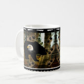 Mug Ours Noir Ourson Ourson Ourson Ours Empreintes de (Devant gauche)