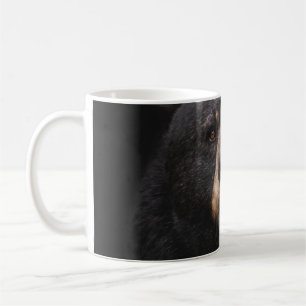 MUG OURS NOIR SUR BRANCHE BROWN EN BOIS ARBRE