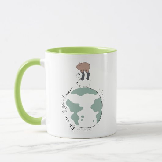 Mug Ours nus - Prenez soin de votre maison (Gauche)