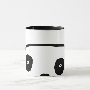 Mug Ours Panda Noir Et Blanc Moderne