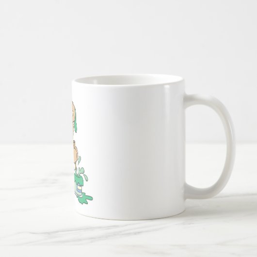 Mug Ours peintre mignon (Droite)