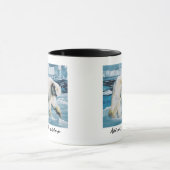 Mug Ours polaire arctique bleu (Centre)