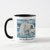 Mug Ours polaire arctique bleu (Gauche)
