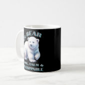 Mug Ours Polaire Cool Calme et imparable (Devant gauche)