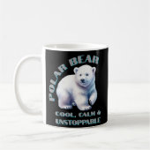 Mug Ours Polaire Cool Calme et imparable (Gauche)
