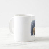 Mug Ours polaire dormant, aquarelle (Devant gauche)