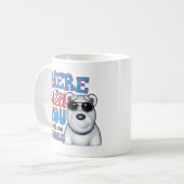 Mug Ours polaire drôle mou (Devant gauche)