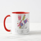 Mug Ours polaire en caricature mignonne avec cadeaux d (Gauche)