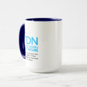 Mug Ours Polaire et aurores boréales (Devant gauche)
