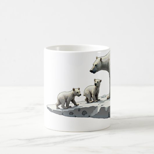 Mug Ours polaire et petits (Centre)