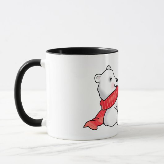 Mug Ours polaire et pingouin (Gauche)