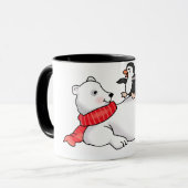 Mug Ours polaire et pingouin (Devant gauche)
