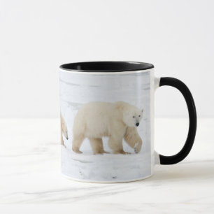 Mug Ours polaire femelle et deux petits
