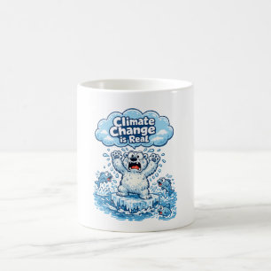 Mug Ours Polaire Kawaii Le Changement Climatique Est R