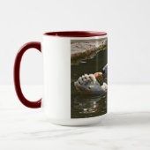 Mug Ours Polaire Mangeant Des Fruits Dans L'Eau (Gauche)