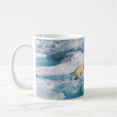 Mug Ours polaire marchant sur la mer (Gauche)