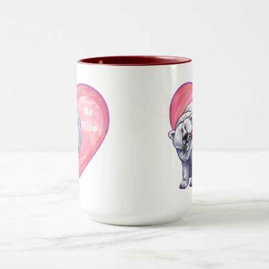 Mug Ours polaire Saint Valentin (Centre)