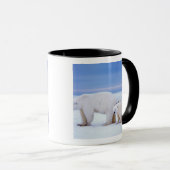 Mug Ours polaire semé avec des petits (Devant droit)