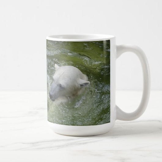 Mug Ours polaires amusants à l'eau (Droite)