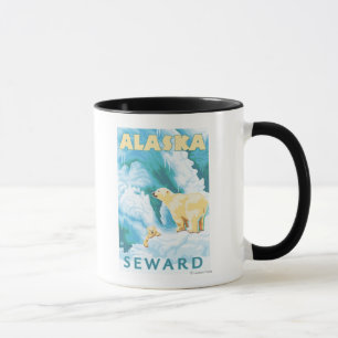 Mug Ours polaires & Cub - Eau douce, Alaska