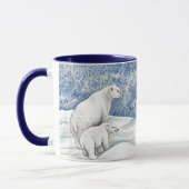 Mug Ours polaires de neige (Gauche)
