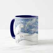 Mug Ours polaires de neige (Devant gauche)