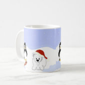 Mug Ours polaires et manchots (Devant gauche)