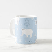 Mug Ours polaires mignons (Devant gauche)