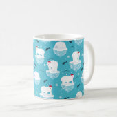 Mug Ours polaires mignons à Santa Hats Motif de Noël (Devant droit)