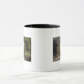 Mug Ours préhistoriques de chasse d'homme, 1832 (Centre)