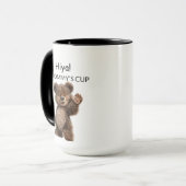 Mug Ours qui fait signe mignon (Devant gauche)