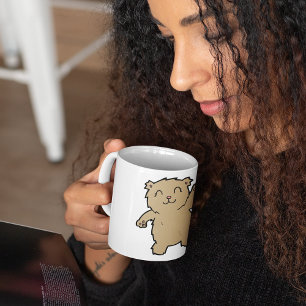 Mug Ours qui sourit et agite la main de manière adorab