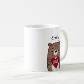 Mug Ours Quirky, Whimsical Avec Dessin Coeur (Devant droit)