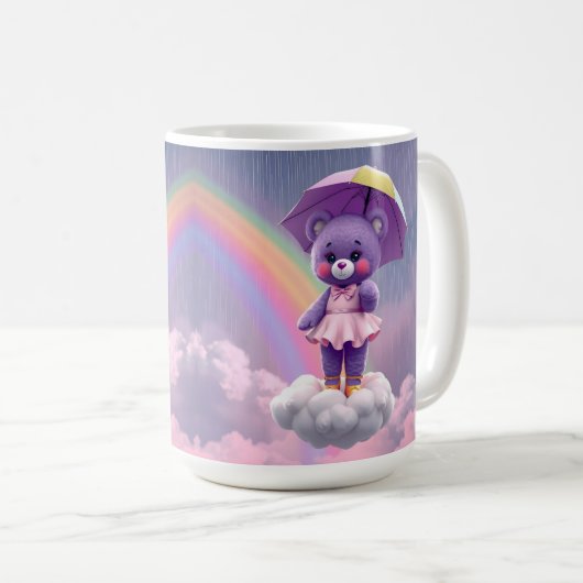 Mug Ours rare ~ Violet (Devant droit)