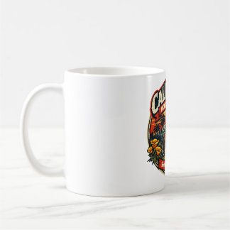 Mug Ours Rétro de Jour d'Admission de Californie Vinta