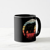 Mug Ours Retro vintage (Devant droit)