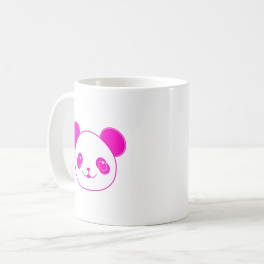 Mug Ours rose Kawaii Panda (Devant gauche)