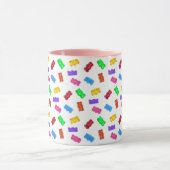 Mug Ours sucrés multicolores sur fond blanc (Centre)