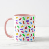 Mug Ours sucrés multicolores sur fond blanc (Gauche)