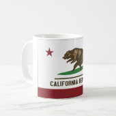 Mug Ours surfant de la Californie (Devant gauche)