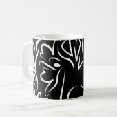 Mug Ours tribal noir et blanc (Devant gauche)