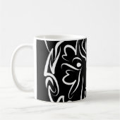 Mug Ours tribal noir et blanc (Gauche)