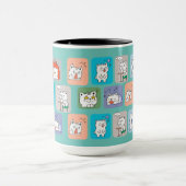 Mug ours visage motif (Centre)