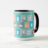 Mug ours visage motif (Devant droit)